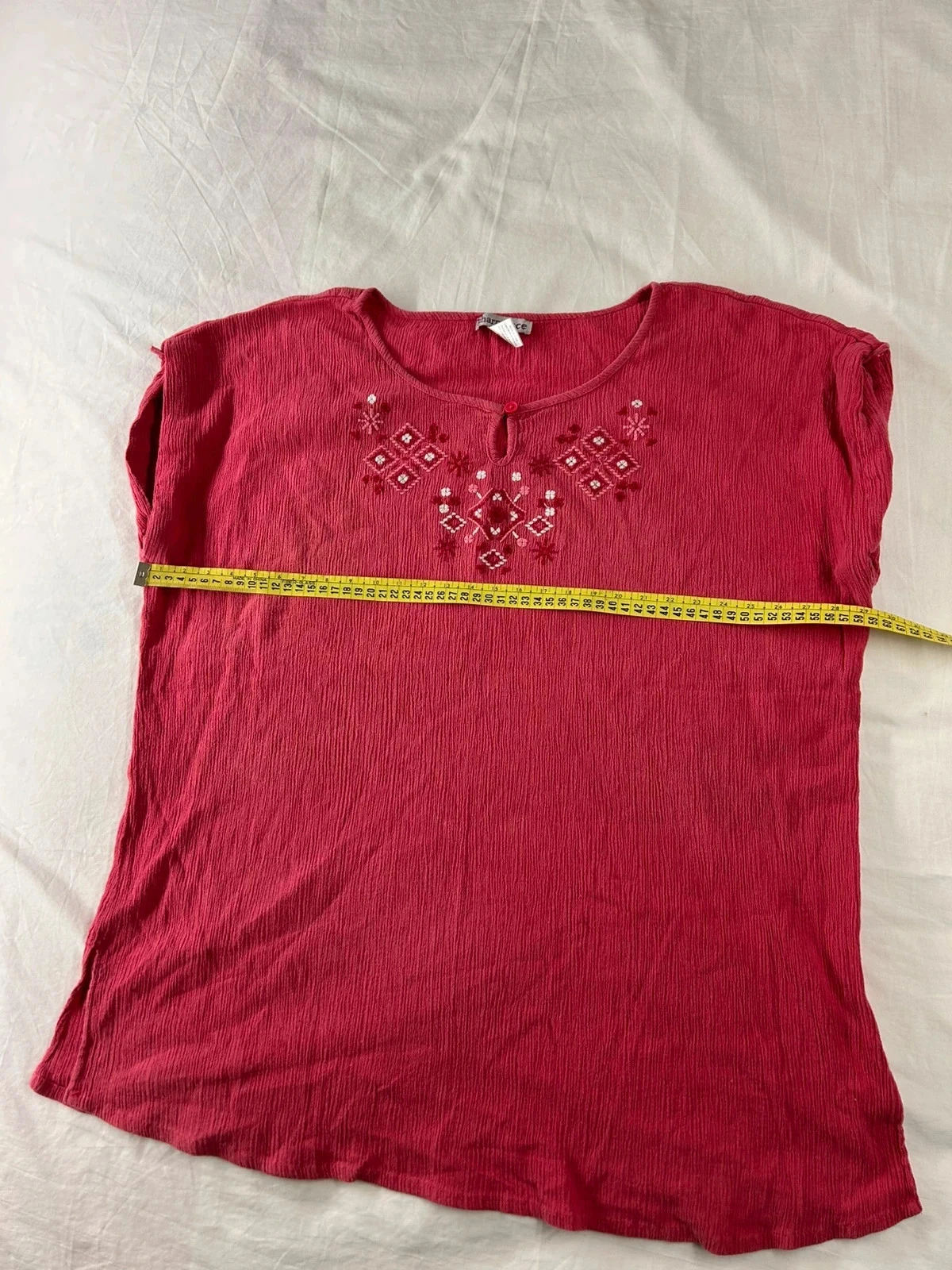 Camiseta rosa Charmance estilo vintage retro y2k – photo 8